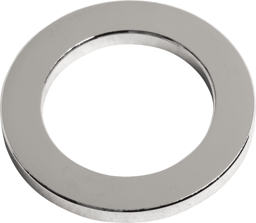 DRAG SPECIALTIES 0214-2729 Axle Spacer - Front Right - Chrome - 0.142"