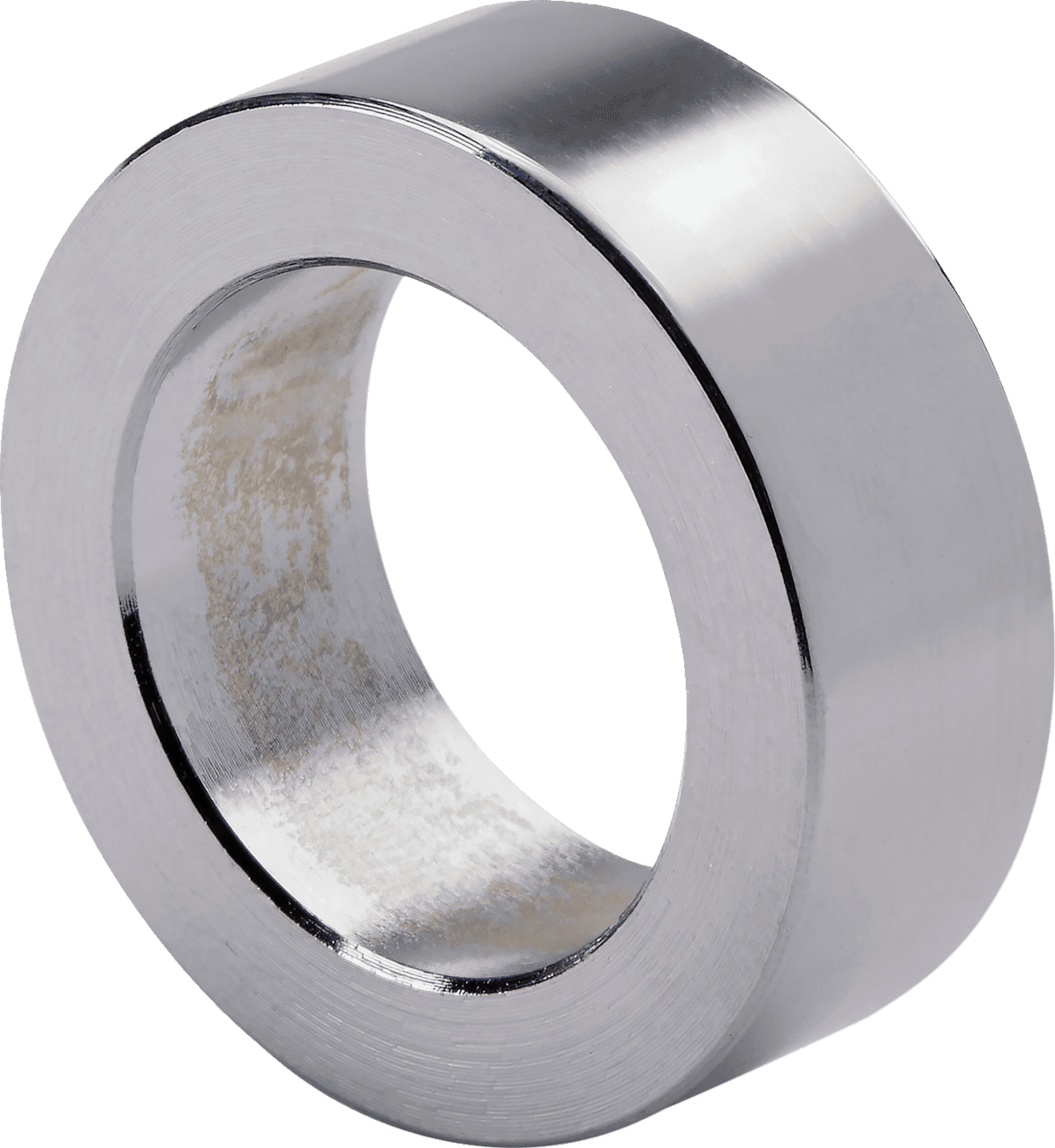 DRAG SPECIALTIES 0214-2730 Axle Spacer - Front Left - Chrome - 0.519"