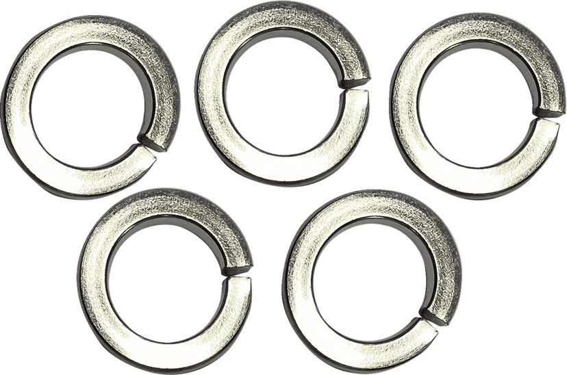 DRAG SPECIALTIES 0214-2732 Axle Washer - Front - Chrome - ID 0.52"