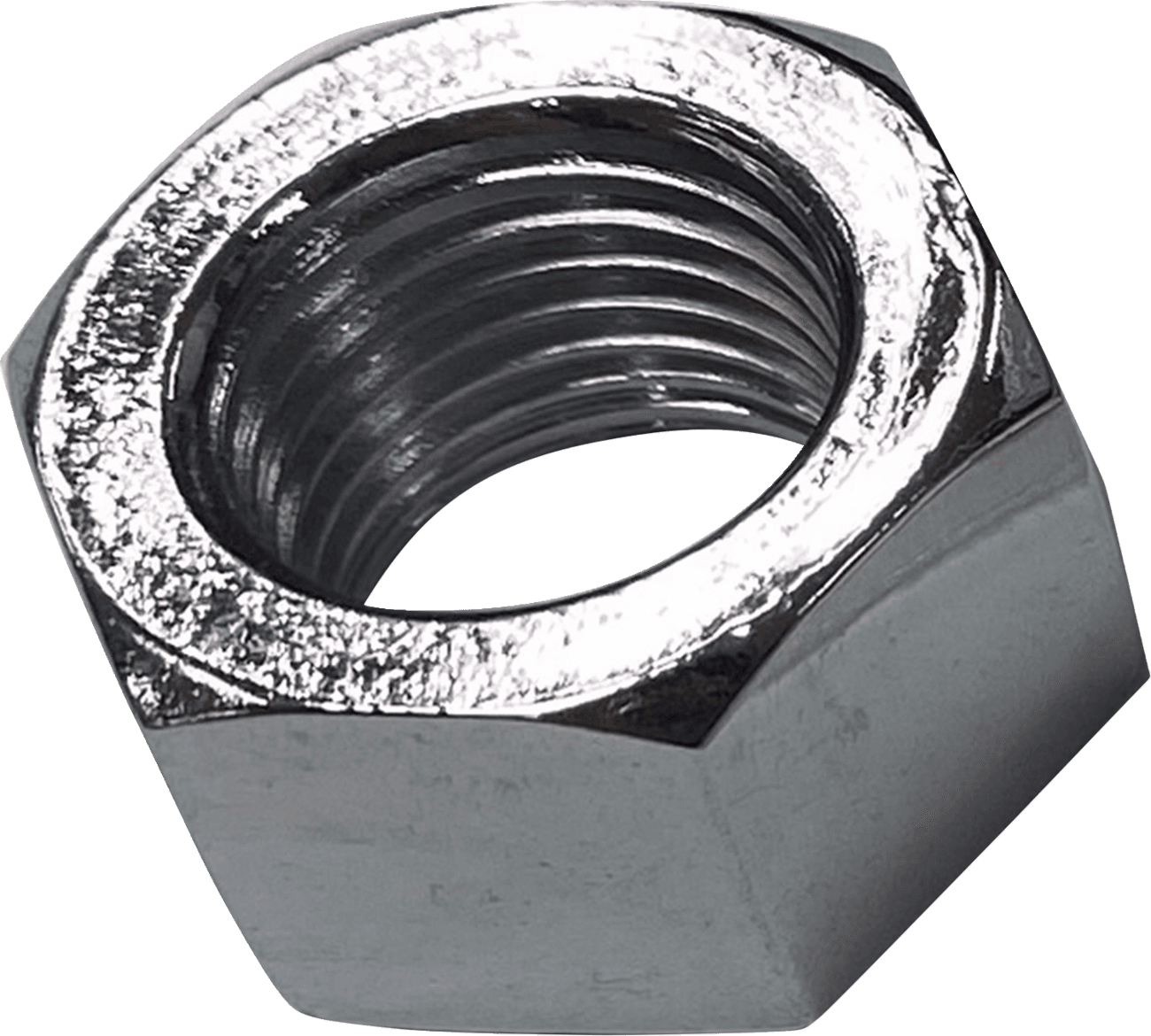 DRAG SPECIALTIES 0214-2733 Axle Nut - Front - Chrome - 1/2"-20 Thread