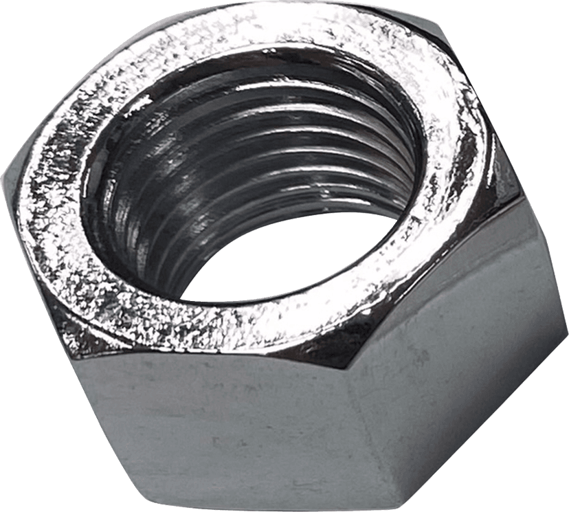 DRAG SPECIALTIES 0214-2733 Axle Nut - Front - Chrome - 1/2"-20 Thread