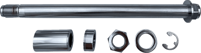 DRAG SPECIALTIES 0214-2735 Axle Kit - Rear - Chrome - '18-'26 Softail