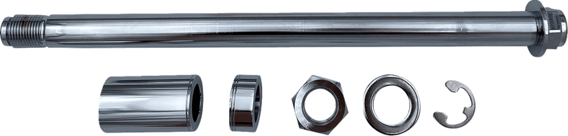 DRAG SPECIALTIES 0214-2736 Axle Kit - Rear - Chrome - '18-'26 Breakout/Fat Boy