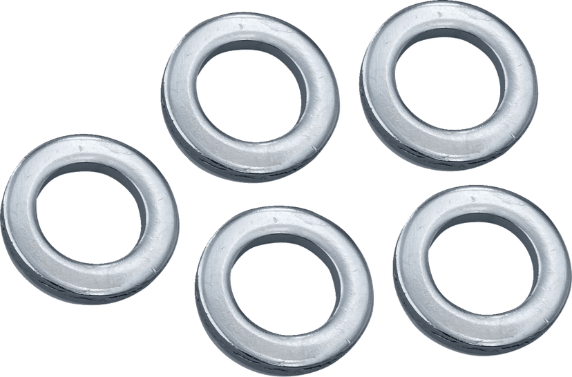 DRAG SPECIALTIES 0214-2739 Axle Washer - Rear - Chrome - ID 1"