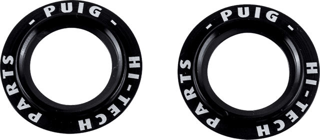 PUIG HI-TECH PARTS 0214-3264 Axle Slider Rings - Black - Set