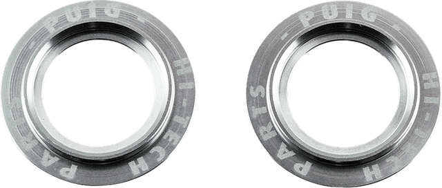 PUIG HI-TECH PARTS 0214-3266 Axle Slider Rings - Silver - Set
