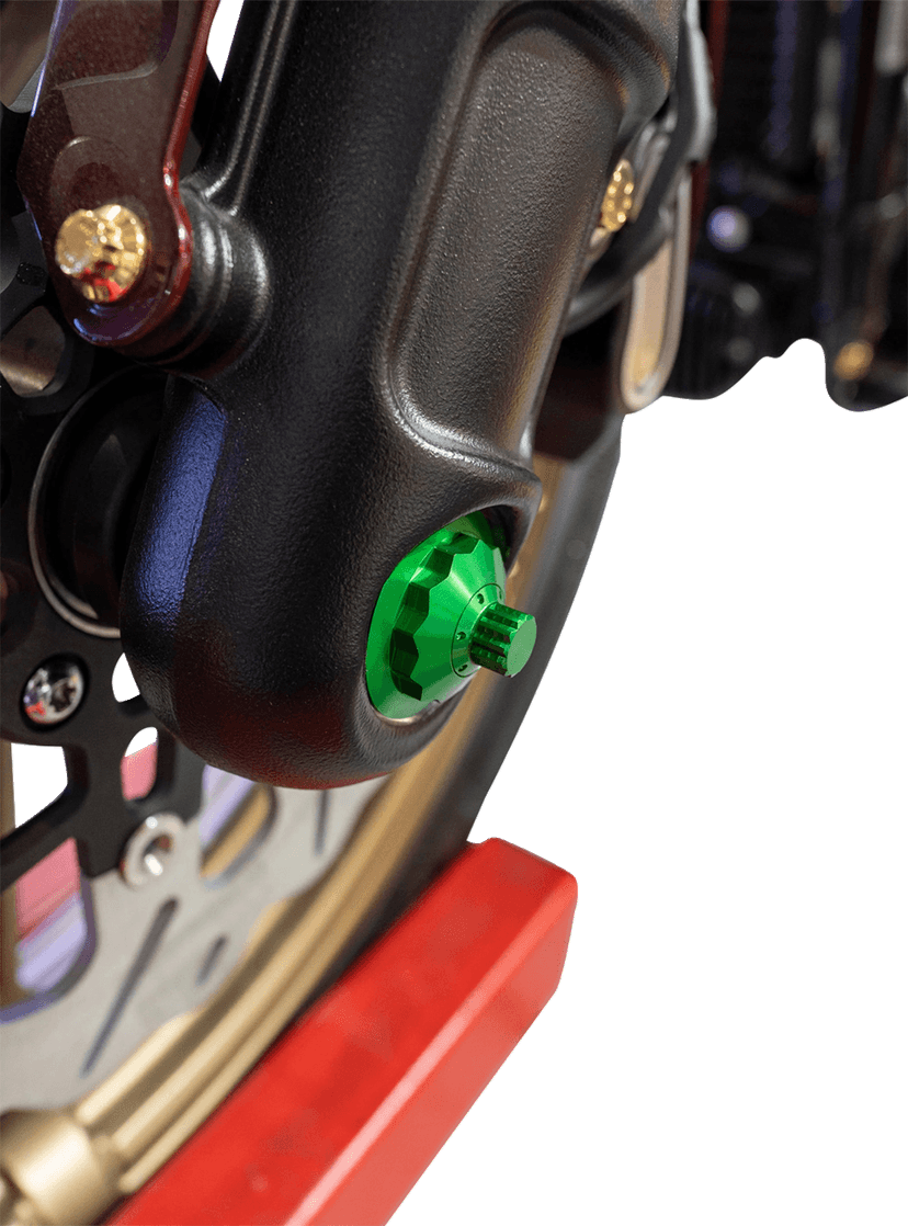 PAUL YAFFE BAGGER NATION 02143285 Axle Cover Kit - Y-Axle Rod - Front - Standard/12 Point - Green — image 2 of 2