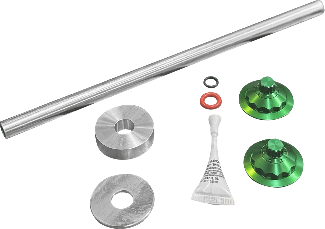 PAUL YAFFE BAGGER NATION 02143285 Axle Cover Kit - Y-Axle Rod - Front - Standard/12 Point - Green