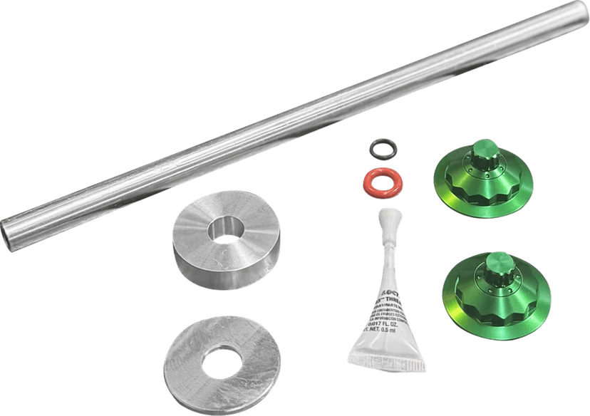 PAUL YAFFE BAGGER NATION 02143285 Axle Cover Kit - Y-Axle Rod - Front - Standard/12 Point - Green — image 1 of 2