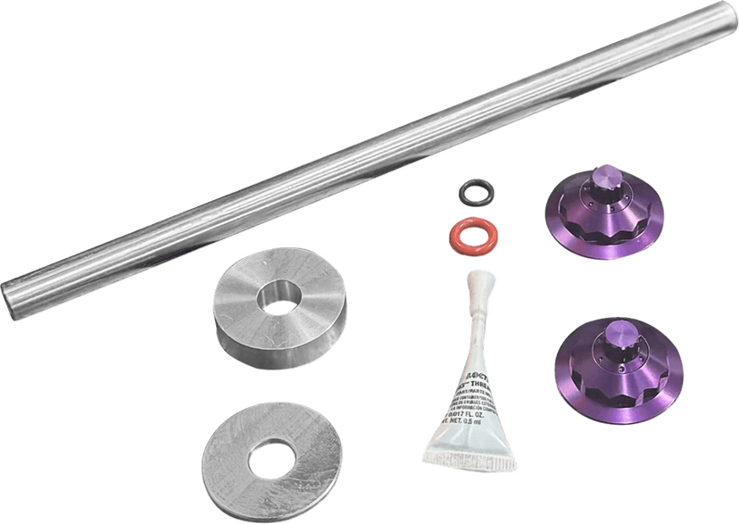 PAUL YAFFE BAGGER NATION 02143287 Axle Cover Kit - Y-Axle Rod - Front - Standard/12 Point - Purple — image 1 of 2