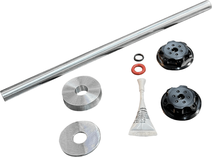 PAUL YAFFE BAGGER NATION 02143290 Axle Cover Kit - Y-Axle Rod - Front - Standard/Turret - Black — image 1 of 2