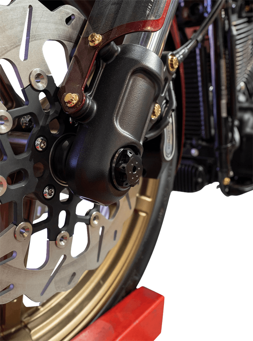 PAUL YAFFE BAGGER NATION 02143290 Axle Cover Kit - Y-Axle Rod - Front - Standard/Turret - Black — image 2 of 2
