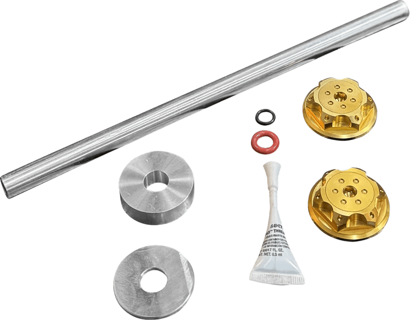 PAUL YAFFE BAGGER NATION 02143292 Axle Cover Kit - Y-Axle Rod - Front - Standard/Turret - Gold — image 1 of 2