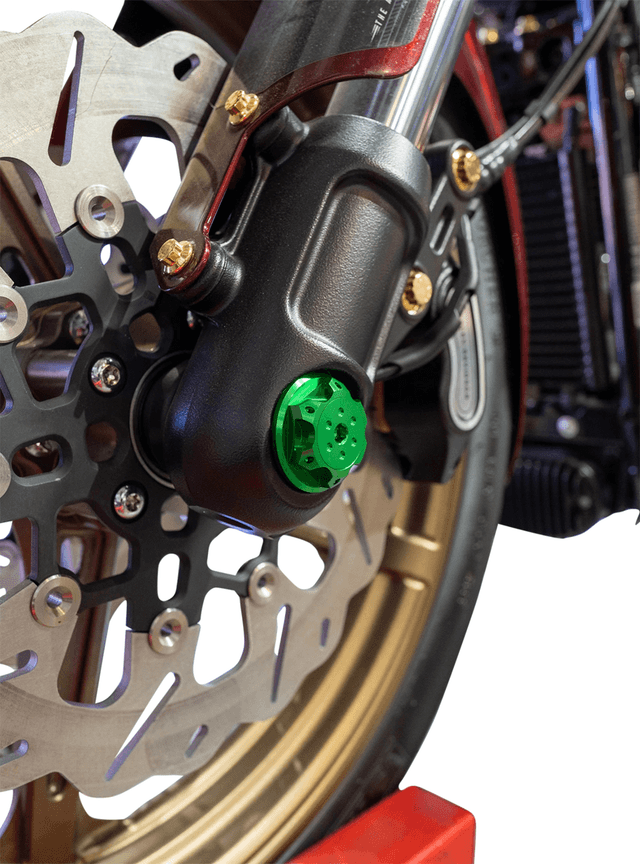 PAUL YAFFE BAGGER NATION 02143293 Axle Cover Kit - Y-Axle Rod - Front - Standard/Turret - Green — image 2 of 2