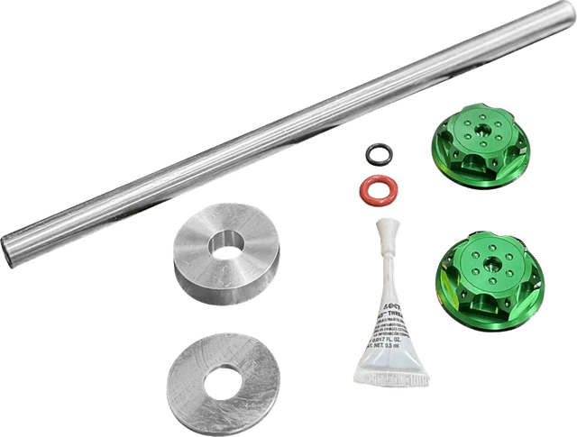 PAUL YAFFE BAGGER NATION 02143293 Axle Cover Kit - Y-Axle Rod - Front - Standard/Turret - Green — image 1 of 2