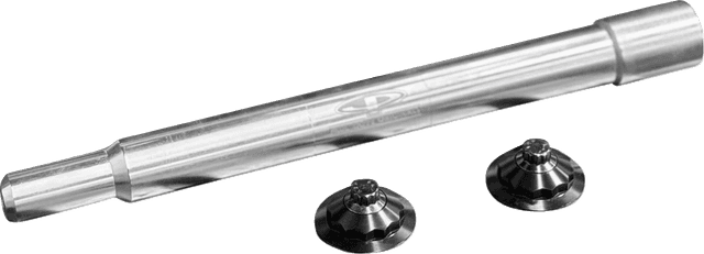 PAUL YAFFE BAGGER NATION 02143322 Y-Axle with 12 Point Style Axle Cover Kit - Custom - Front - Black - 25 mm