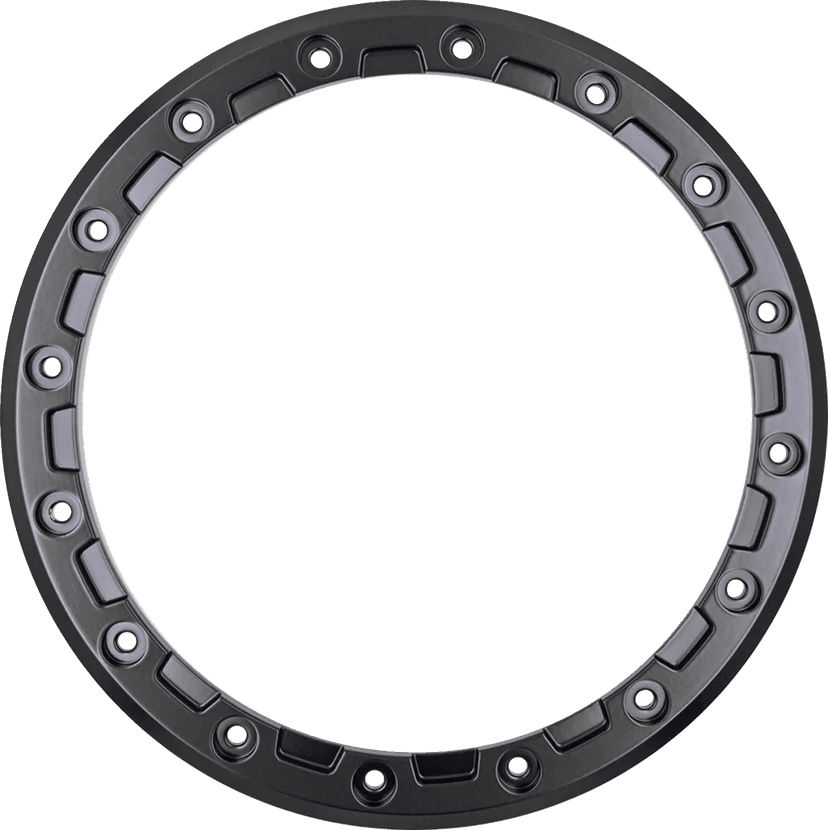 RACELINE WHEELS 0220-0049 Beadlock Ring - Replacement/Wheel - Podium - 15" - Black