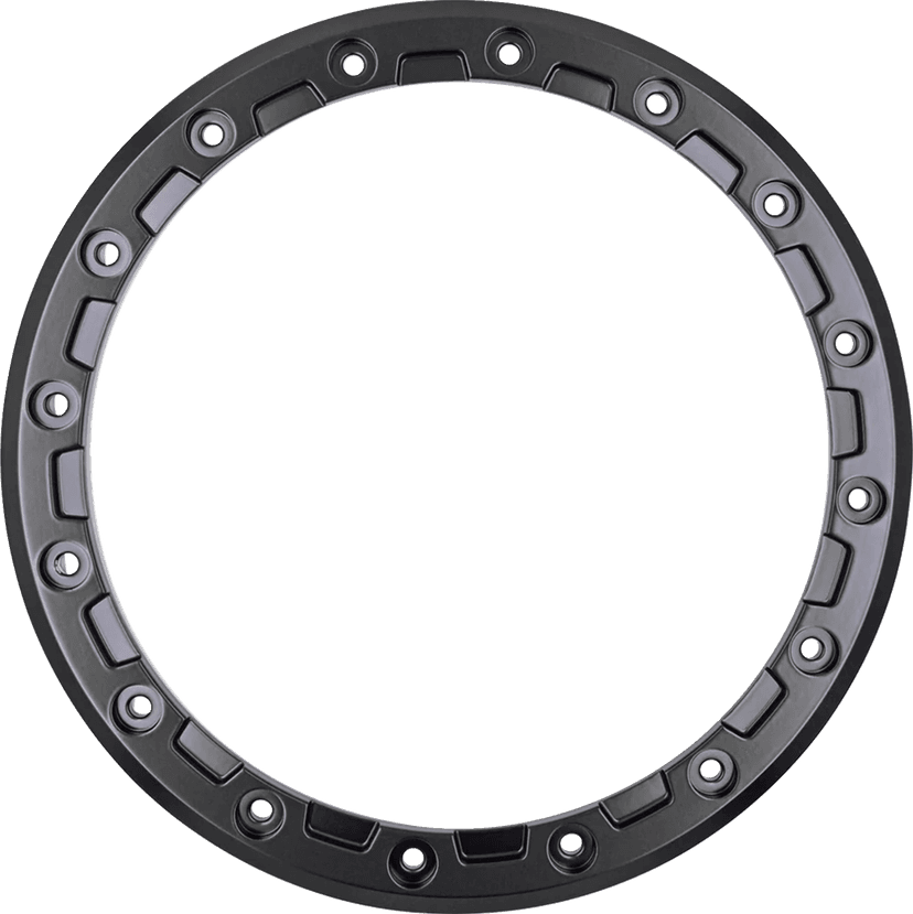 RACELINE WHEELS 0220-0058 Beadlock Ring - Replacement/Wheel - Podium - 14" - Black