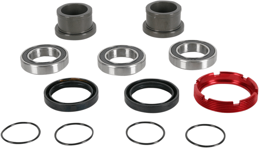 PIVOT WORKS 0222-0197 Wheel Bearing with Collar Kit - Rear - Honda CR/CRF