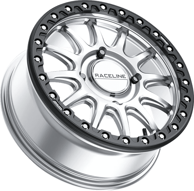 RACELINE WHEELS 0230-1556 Wheel - Alpha - Front/Rear - Hyper Silver/with Black Ring - 17x7 - 5/4.5 - +25 mm — image 2 of 2