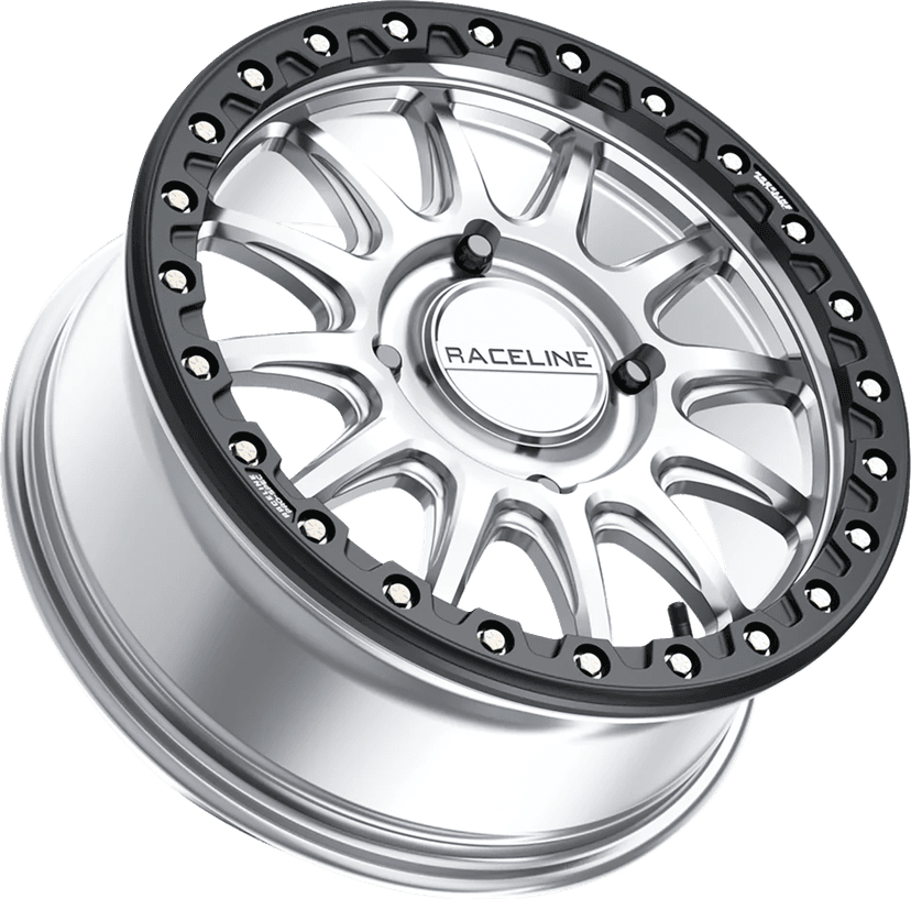 RACELINE WHEELS 0230-1559 Wheel - Alpha - Front/Rear - Hyper Silver/with Black Ring - 17x7 - 4/137 - +40 mm — image 2 of 2