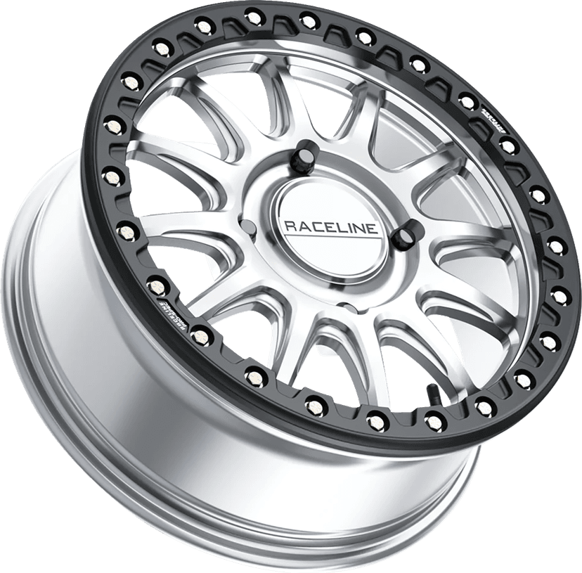 RACELINE WHEELS 0230-1561 Wheel - Alpha - Front/Rear - Hyper Silver/with Black Ring - 17x7 - 4/156 - +40 mm — image 2 of 2
