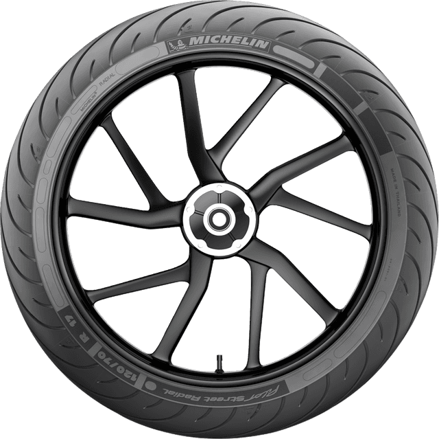 MICHELIN 0301-0489 Tire - Pilot Street Radial - Front - 110/70R17 - 54H — image 3 of 7