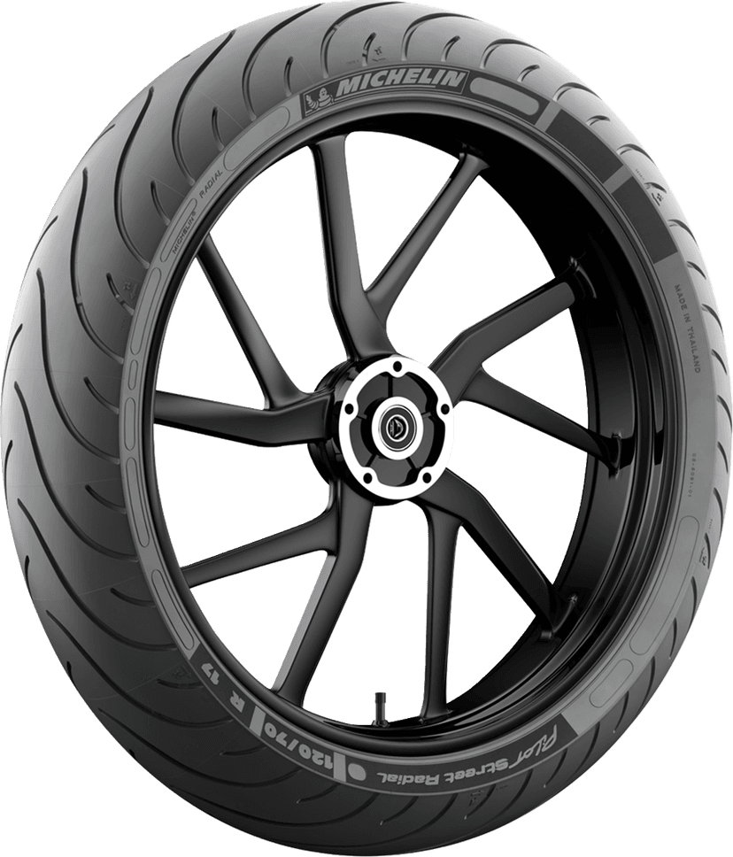 MICHELIN 0301-0489 Tire - Pilot Street Radial - Front - 110/70R17 - 54H — image 2 of 7