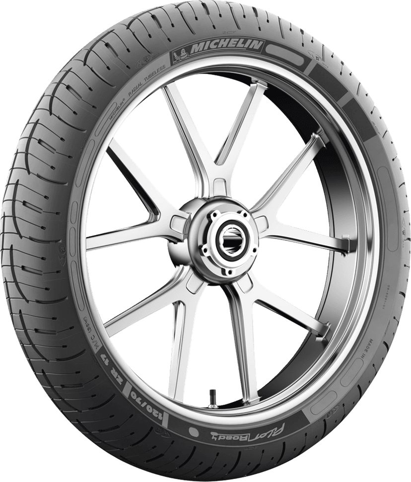MICHELIN 0301-0502 Tire - Pilot Road 4 - Front - 120/70ZR17 - (58W) — image 2 of 8