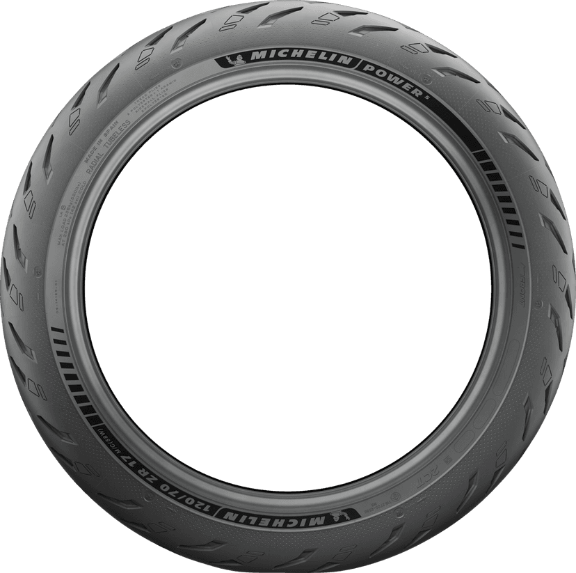 MICHELIN 0301-0829 Tire - Power 5 - Front - 120/70ZR17 - (58W) — image 7 of 10