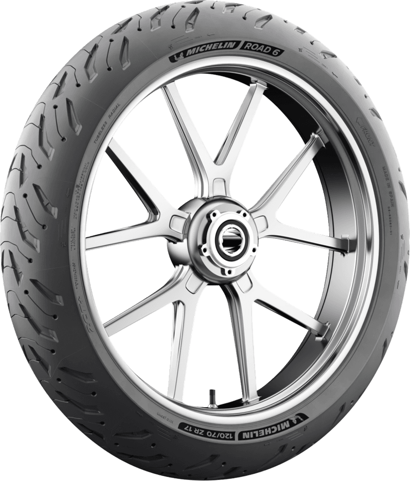 MICHELIN 0301-0932 Tire - Road 6 - Front - 110/80ZR19 - (59W) — image 7 of 7