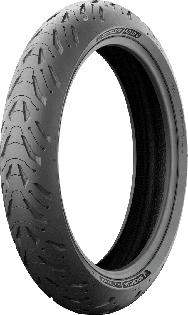 MICHELIN 0301-0932 Tire - Road 6 - Front - 110/80ZR19 - (59W) — image 3 of 7