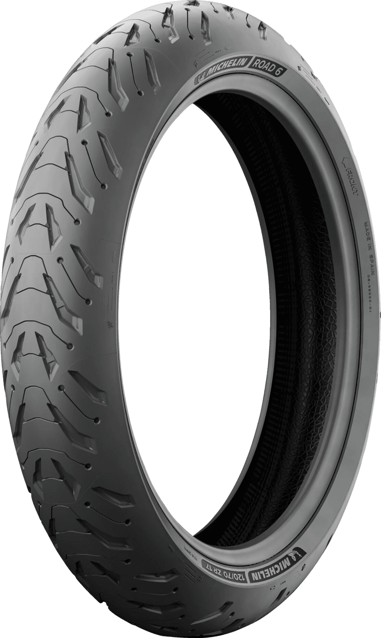 MICHELIN 0301-0932 Tire - Road 6 - Front - 110/80ZR19 - (59W) — image 3 of 7