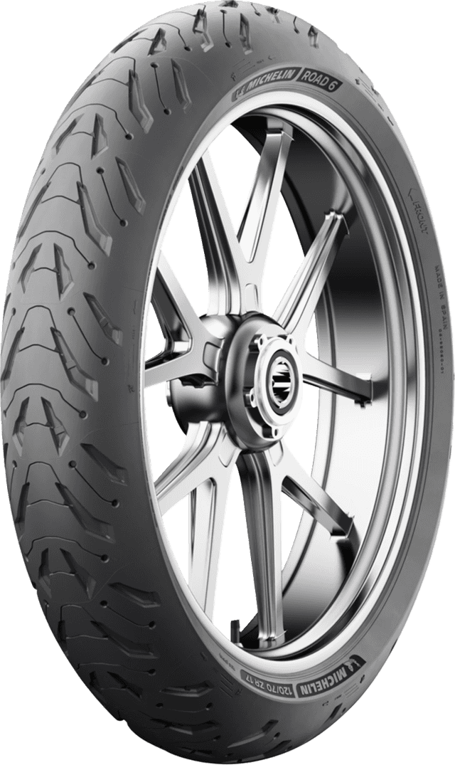 MICHELIN 0301-0934 Tire - Road 6 - Front - 120/70ZR17 - (58W) — image 2 of 7