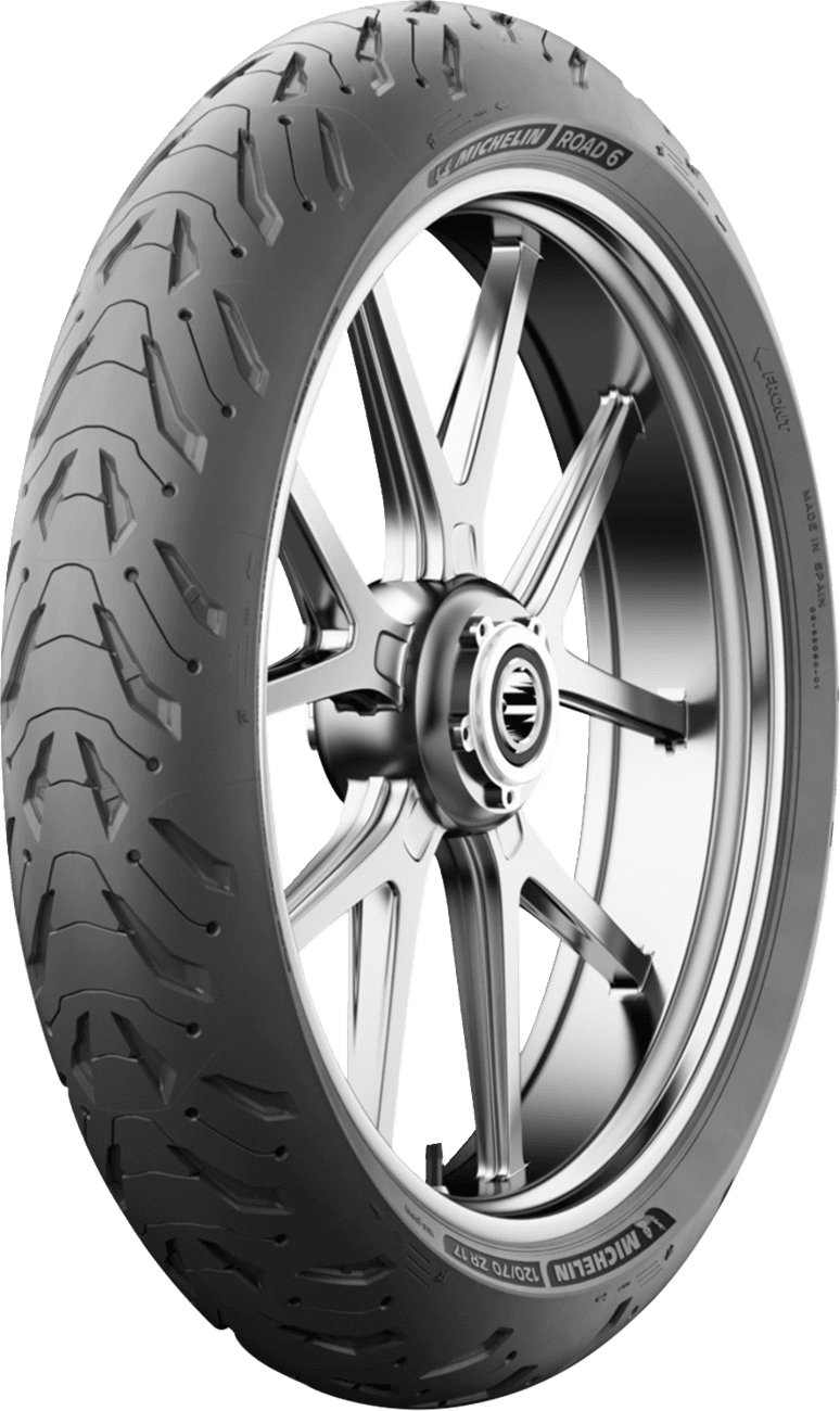 MICHELIN 0301-0936 Tire - Road 6 - Front - 120/70ZR19 - (60W) — image 1 of 7