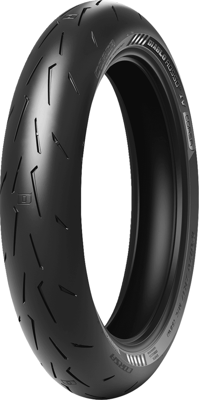 PIRELLI 0301-0953 Tire - Diablo Rosso™ IV Corsa - Front - 110/70ZR17 - 54W