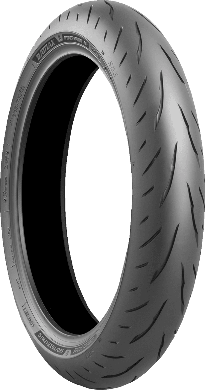 BRIDGESTONE 0301-0999 Tire - Battlax S23 - Front - 120/70ZR17 - 58W