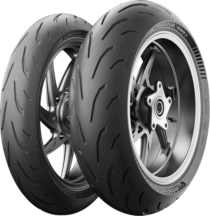 MICHELIN 0301-1001 Tire - Power 6 - Front - 110/70ZR17 - (54W) — image 4 of 14