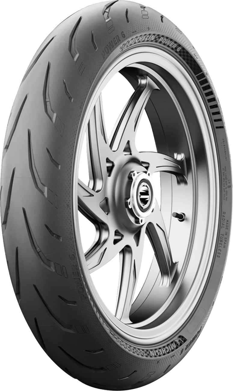 MICHELIN 0301-1002 Tire - Power 6 - Front - 120/70ZR17 - (58W) — image 1 of 14