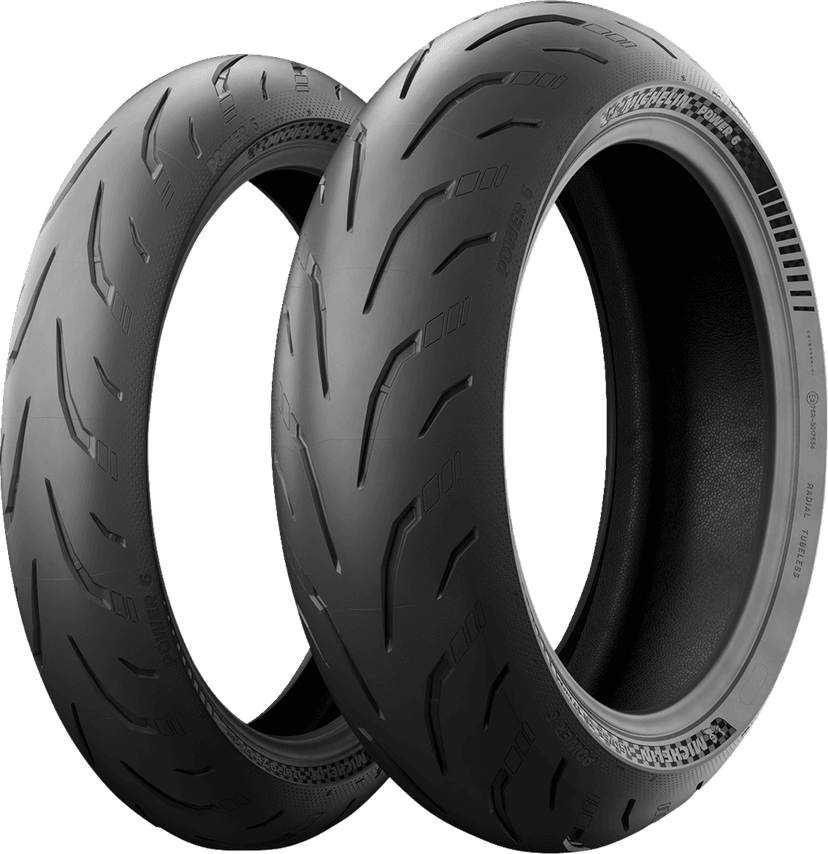 MICHELIN 0301-1002 Tire - Power 6 - Front - 120/70ZR17 - (58W) — image 7 of 14