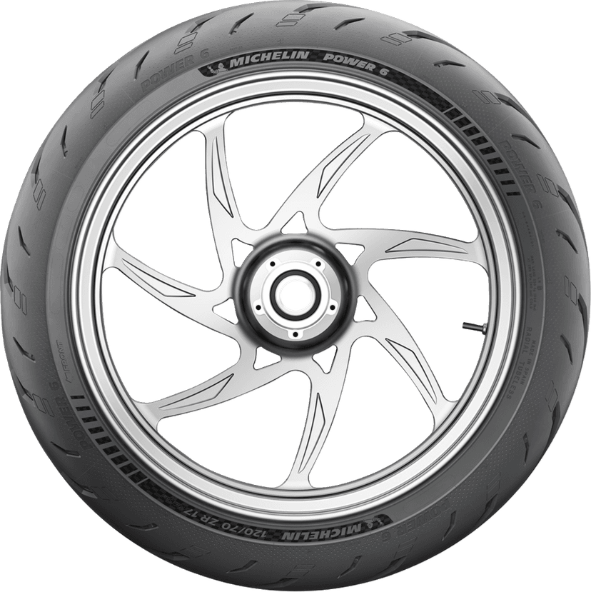 MICHELIN 0301-1002 Tire - Power 6 - Front - 120/70ZR17 - (58W) — image 3 of 14