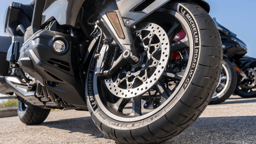 MICHELIN 0301-1027 Tire - Road W GT - Front - 130/70R18 - 63H — image 8 of 8