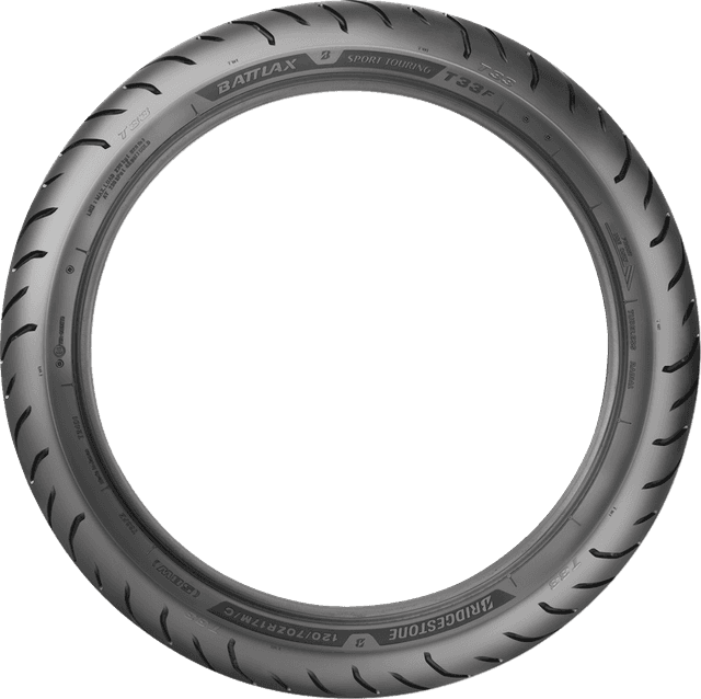 BRIDGESTONE 0301-1028 Tire - T33 - Front - 120/70ZR18 - 59W — image 3 of 6