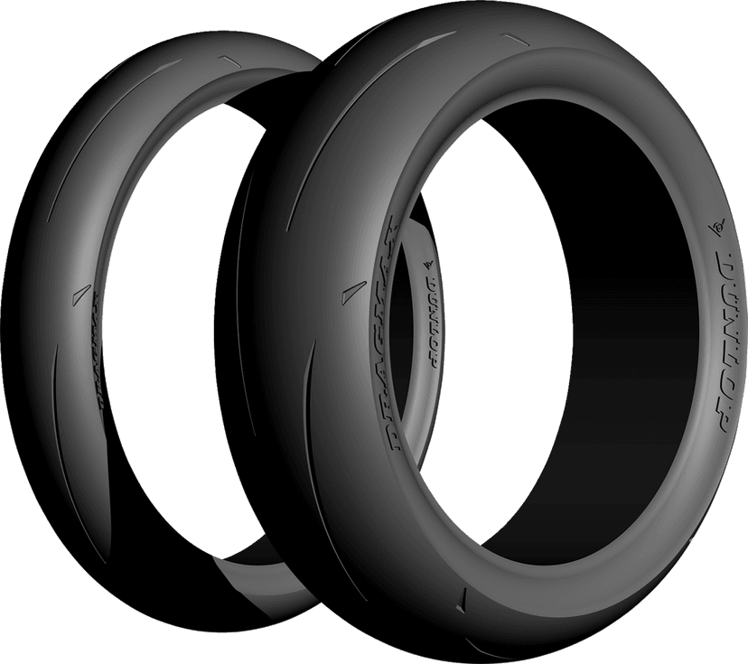 DUNLOP 0301-1038 Tire - Dragmax - Front - 110/60ZR17 - (50W)