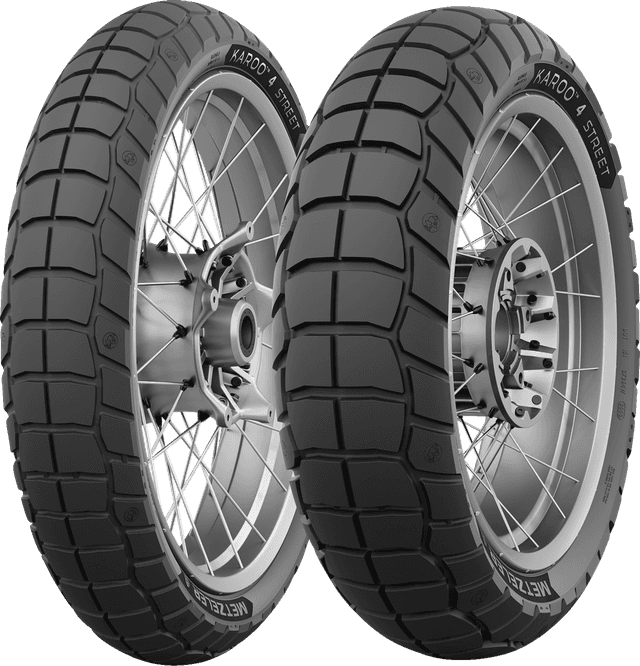 METZELER 0301-1075 Tire - KAROO™ 4 - Street - Front - 110/80R19 - (59V) — image 1 of 4