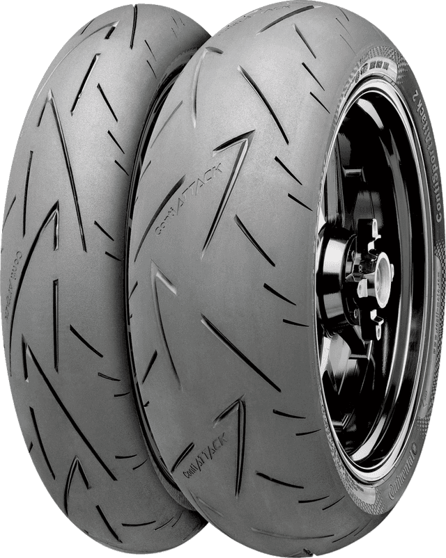 CONTINENTAL 0302-0591 Tire - ContiSportAttack 2 - Rear - 180/55ZR17 - (73W)
