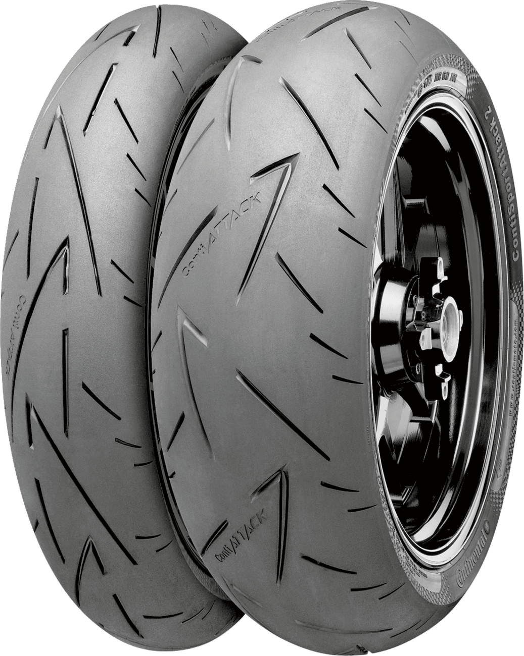 CONTINENTAL 0302-0592 Tire - ContiSportAttack 2 - Rear - 190/50ZR17 - (73W)