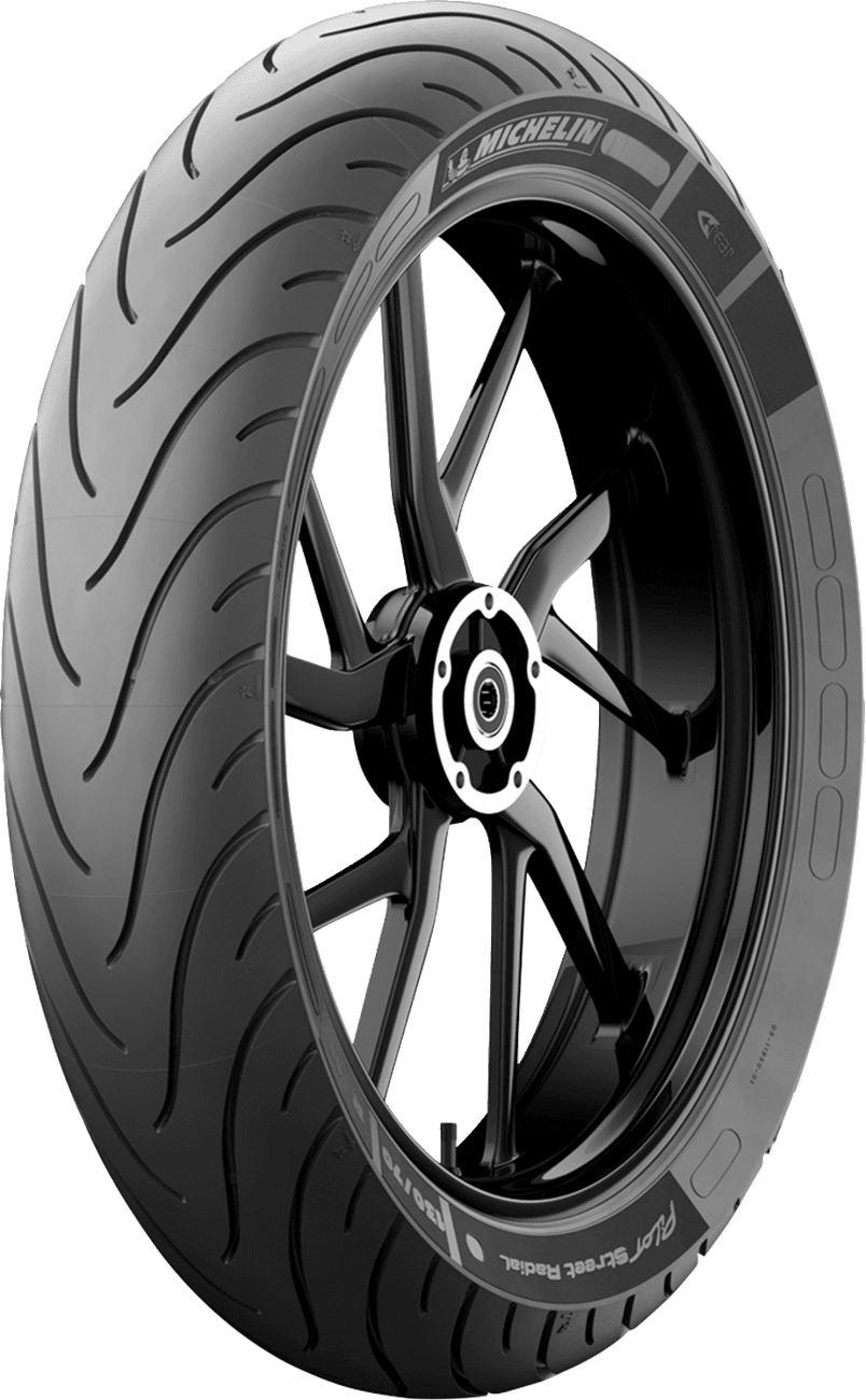 MICHELIN 0302-0830 Tire - Pilot Street Radial - Rear - 130/70R17 - 62H