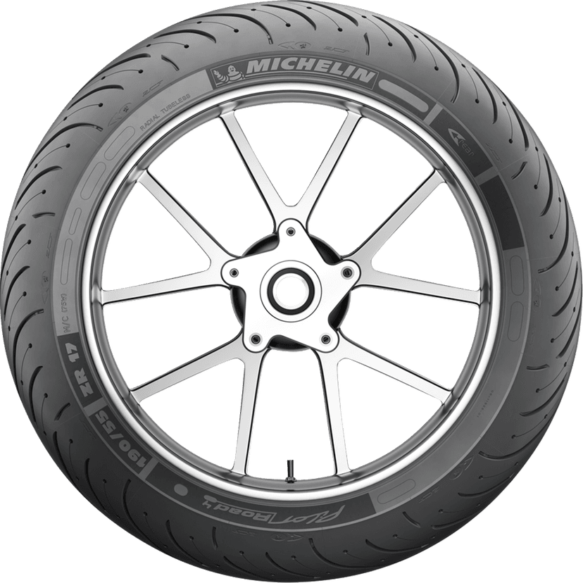 MICHELIN 0302-0846 Tire - Pilot Road 4 - Rear - 180/55ZR17 - (73W) — image 3 of 8