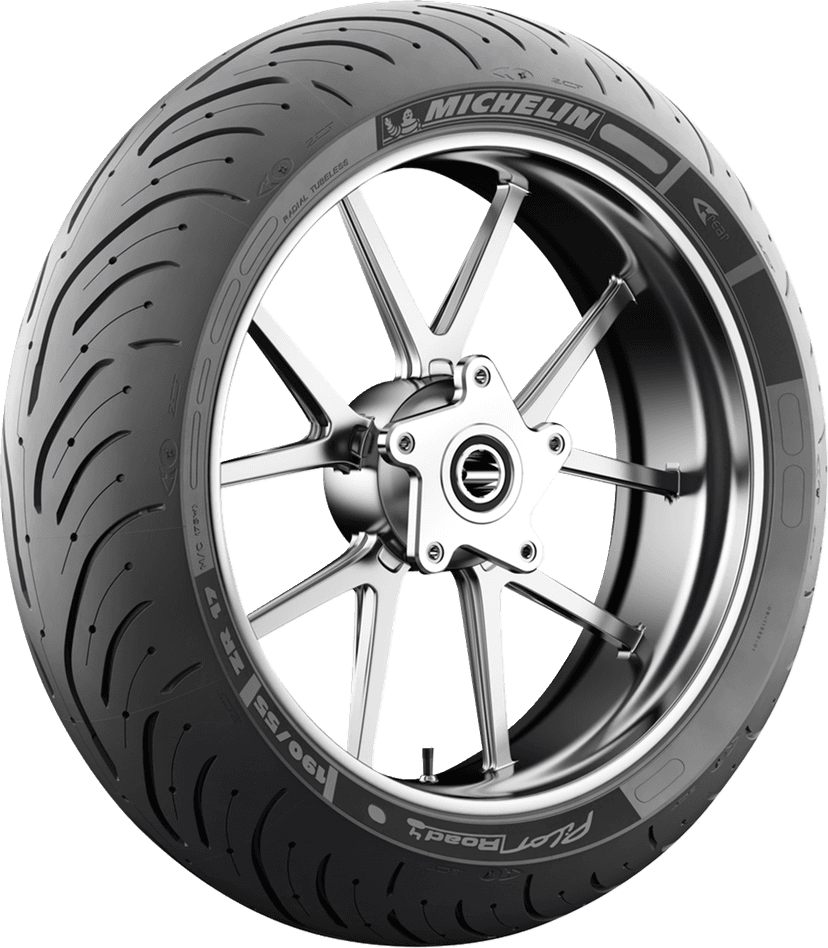MICHELIN 0302-0848 Tire - Pilot Road 4 - Rear - 190/55ZR17 - (75W) — image 2 of 8